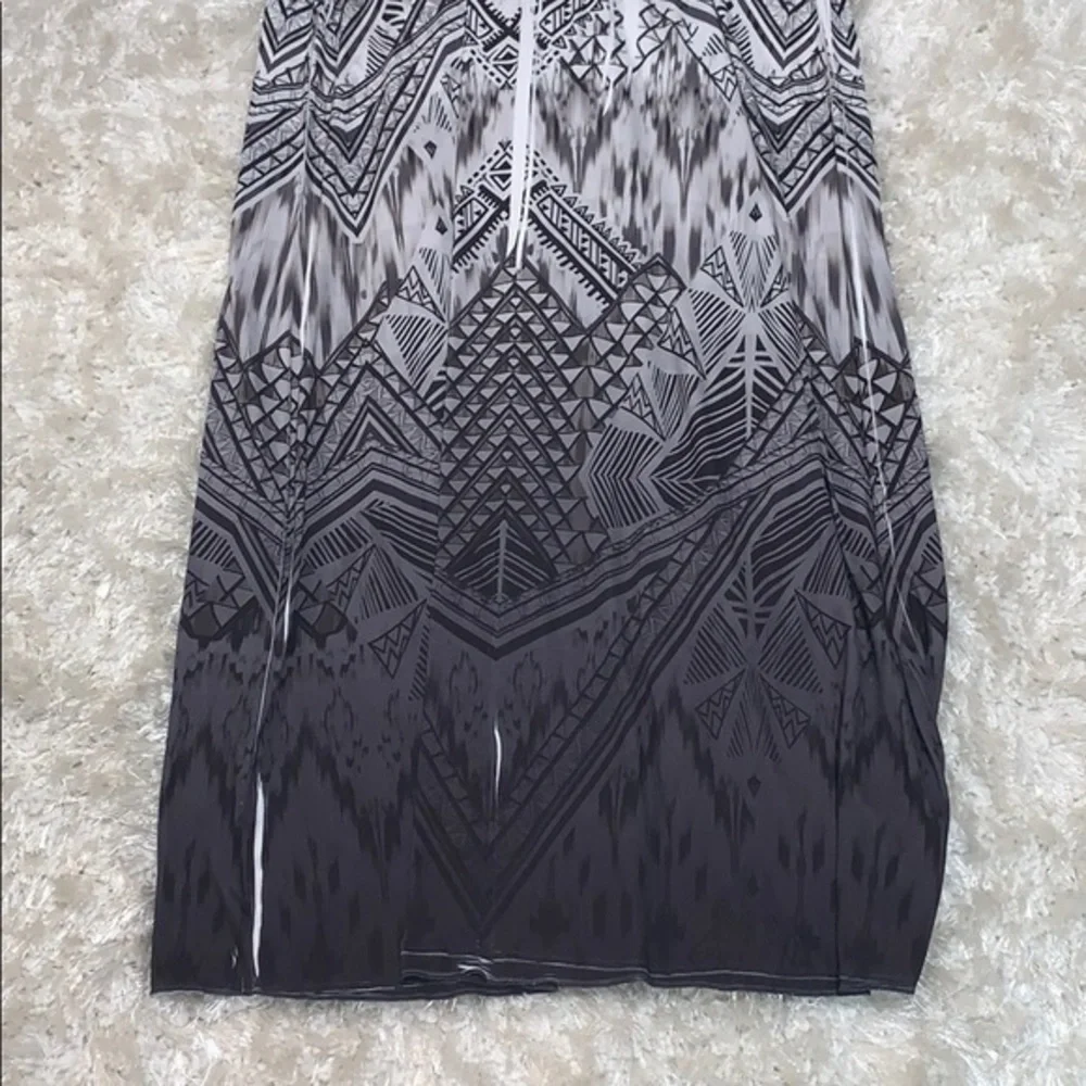 Black and white summer‎ maxi sundress